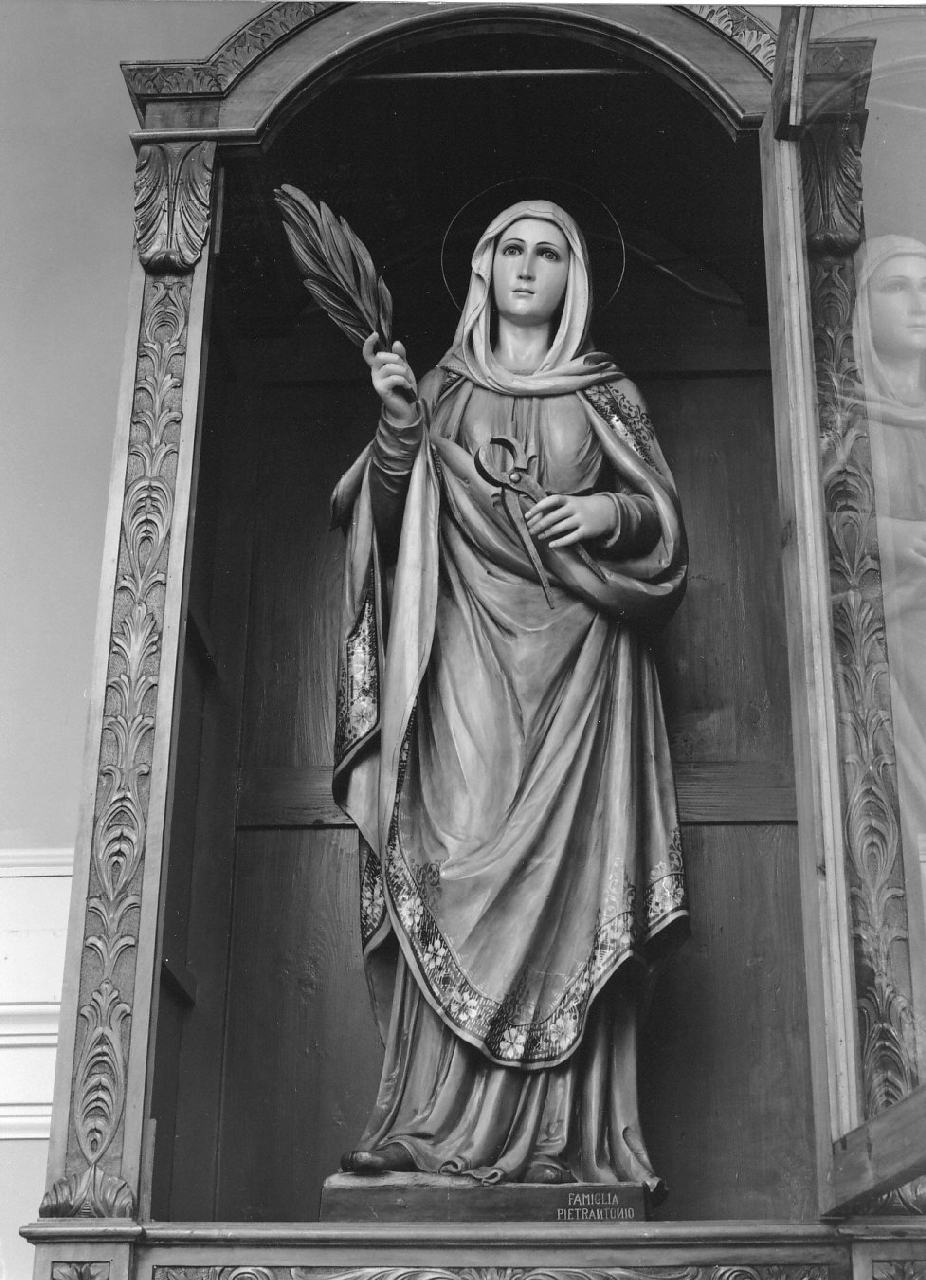 Sant'Agata (statua, opera isolata) di Santifaller Luigi (inizio sec. XX)