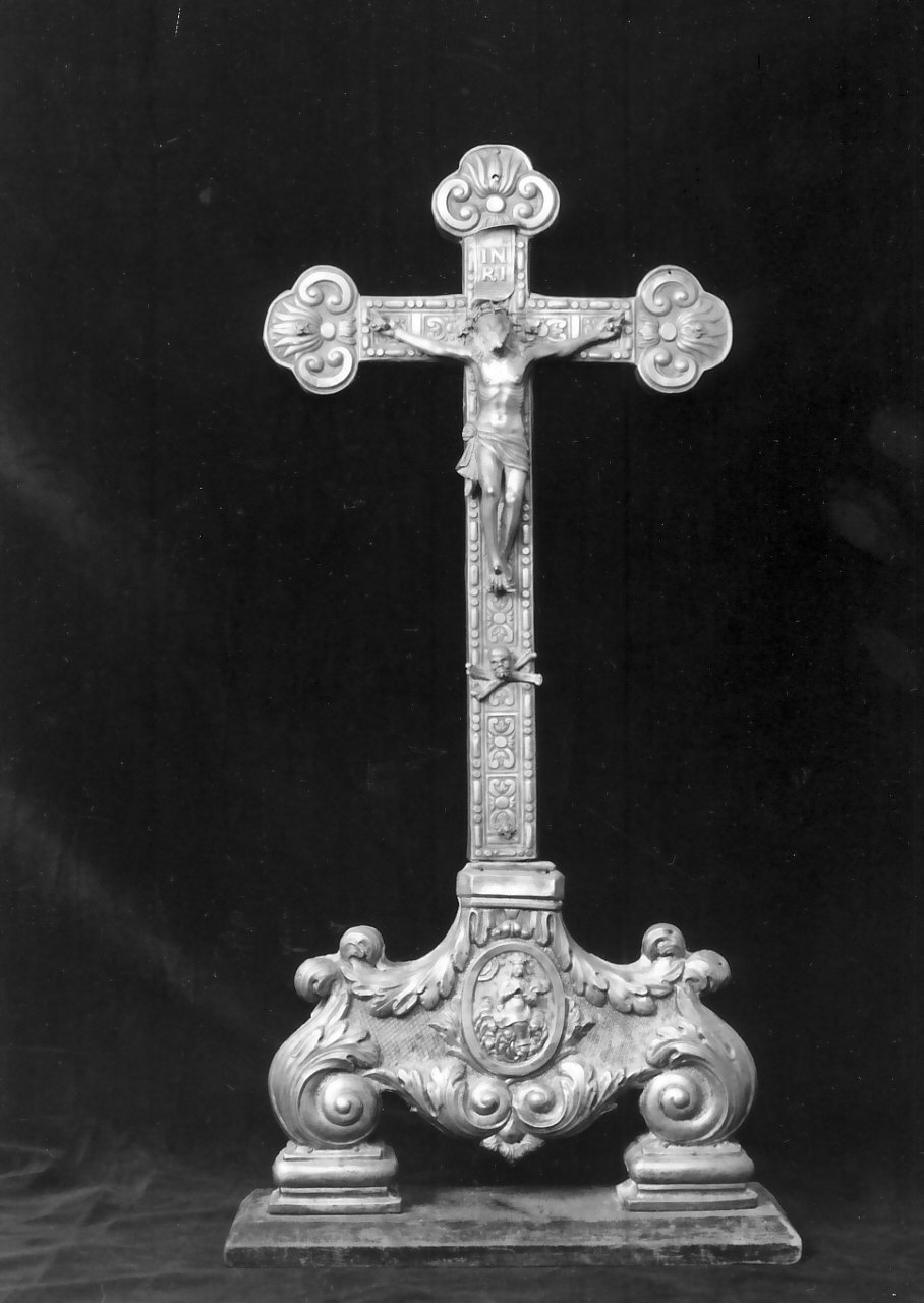 croce da tavolo, opera isolata - bottega napoletana (sec. XIX)