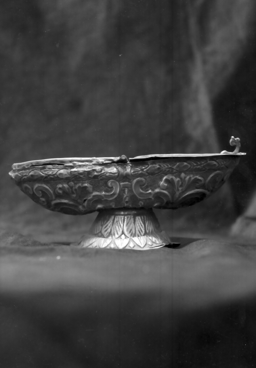 navicella portaincenso, opera isolata - bottega messinese (sec. XIX)