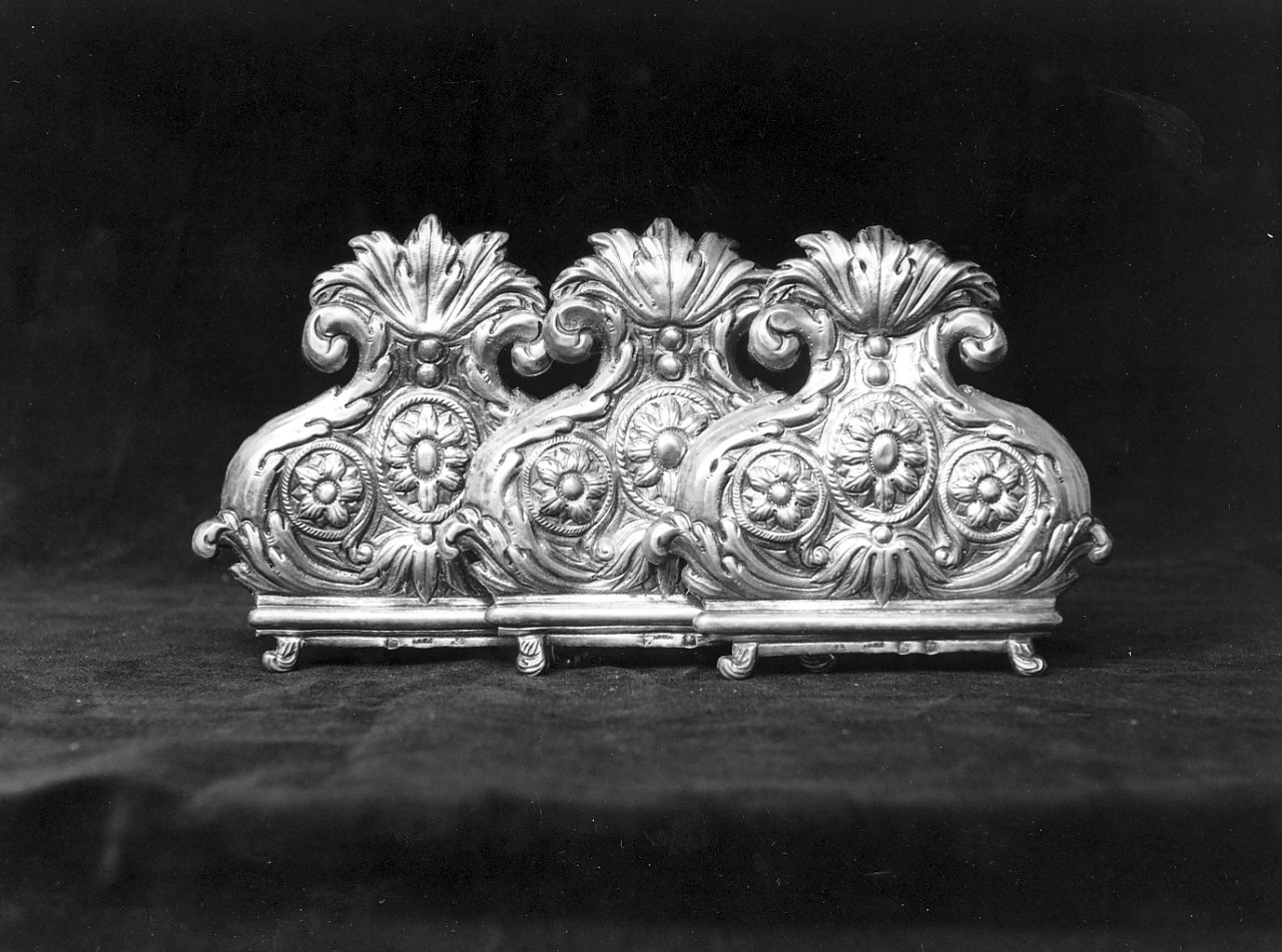 croce, frammento - bottega napoletana (sec. XIX)