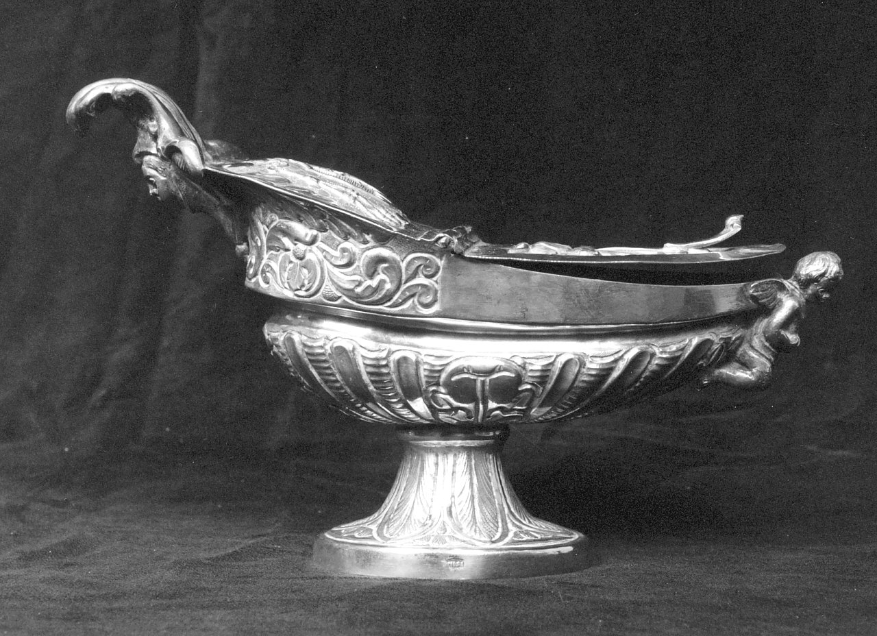 navicella portaincenso, opera isolata di Sisino Gabriele (sec. XIX)