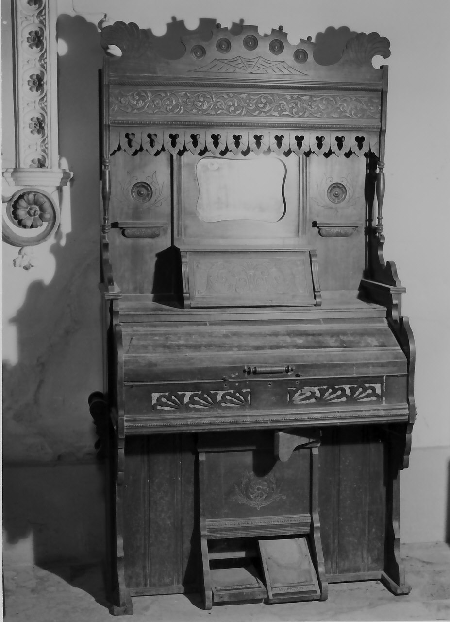 harmonium, opera isolata - bottega Italia meridionale (fine sec. XIX)