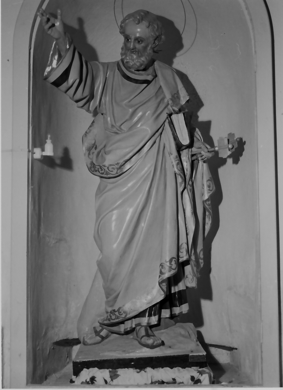 San Pietro Apostolo (statua, opera isolata) - bottega Italia meridionale (inizio sec. XX)