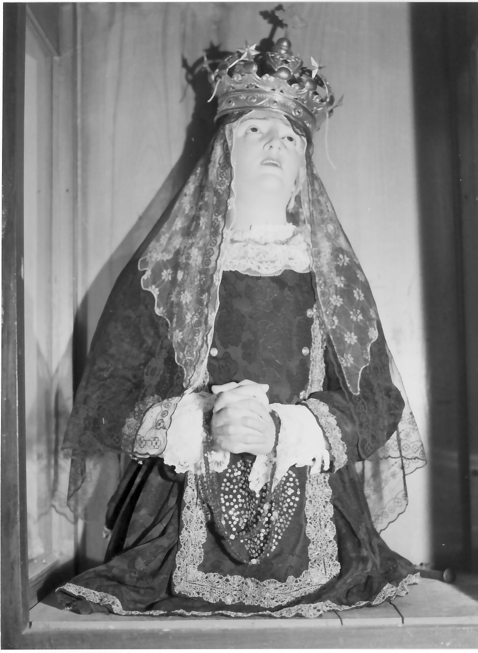 Madonna Addolorata (manichino, opera isolata) - bottega Italia meridionale (seconda metà sec. XIX)
