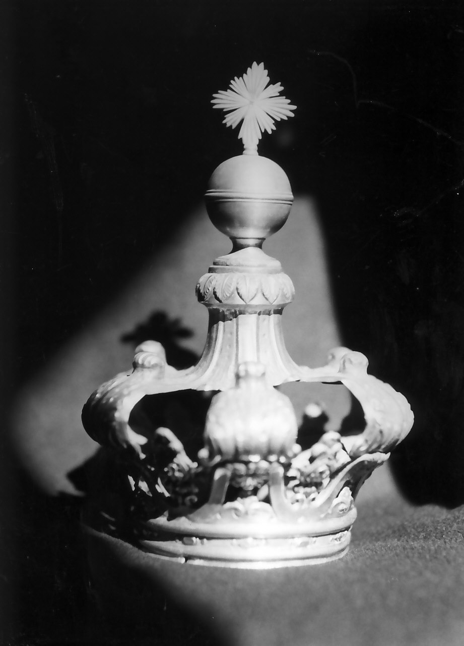 corona da statua, opera isolata - bottega Italia meridionale (sec. XIX)