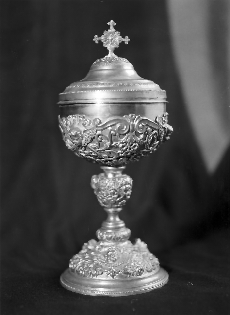 pisside, opera isolata - bottega Italia meridionale (seconda metà sec. XIX)