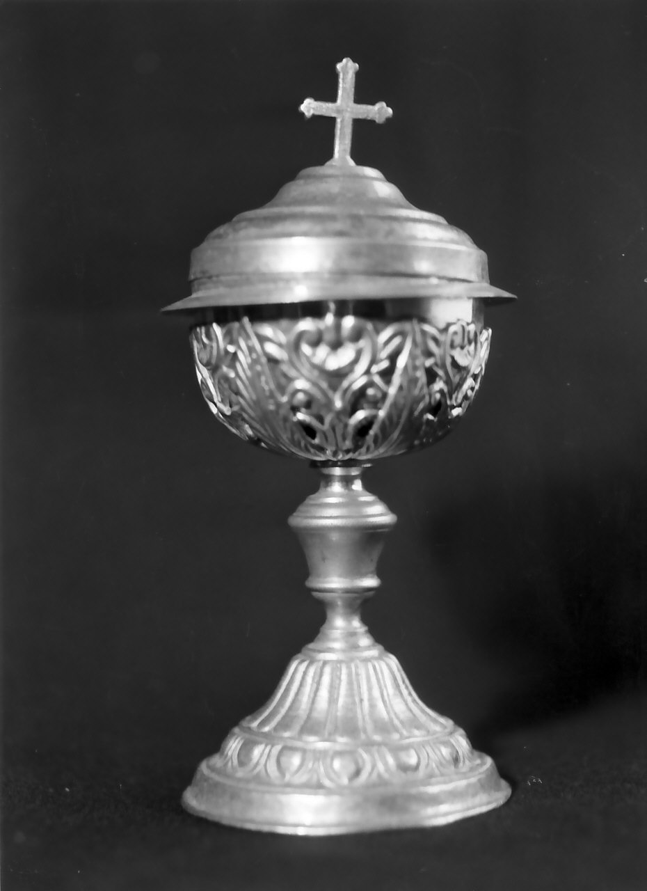 pisside, opera isolata - bottega Italia meridionale (prima metà sec. XIX)