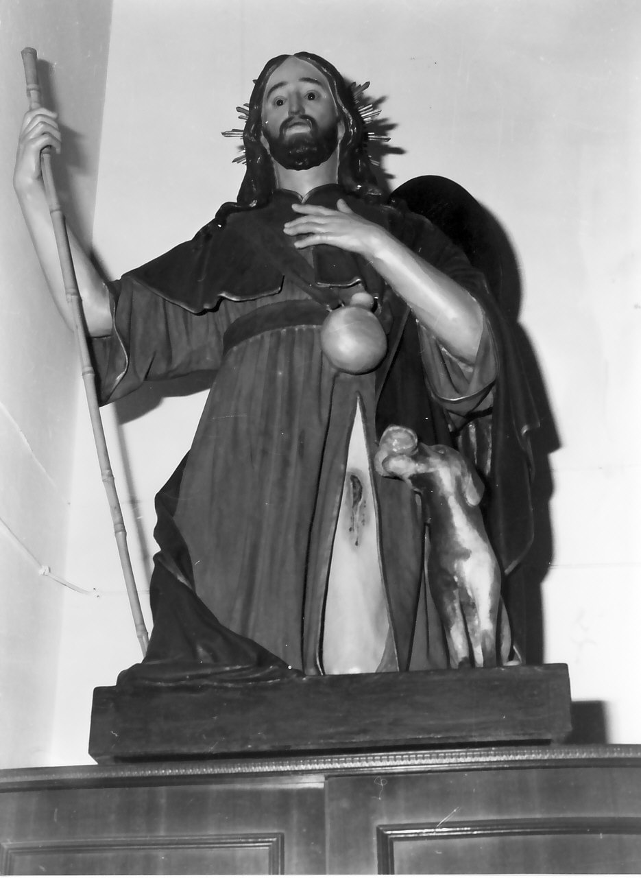 San Rocco (statua) - bottega Italia meridionale (seconda metà sec. XIX)