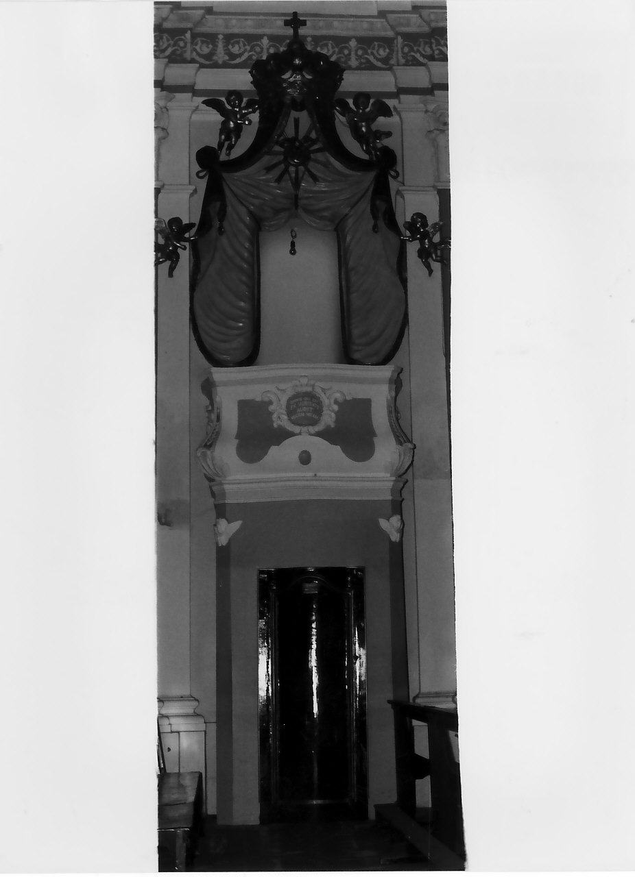 pulpito, insieme - bottega calabrese (sec. XVIII, sec. XIX)