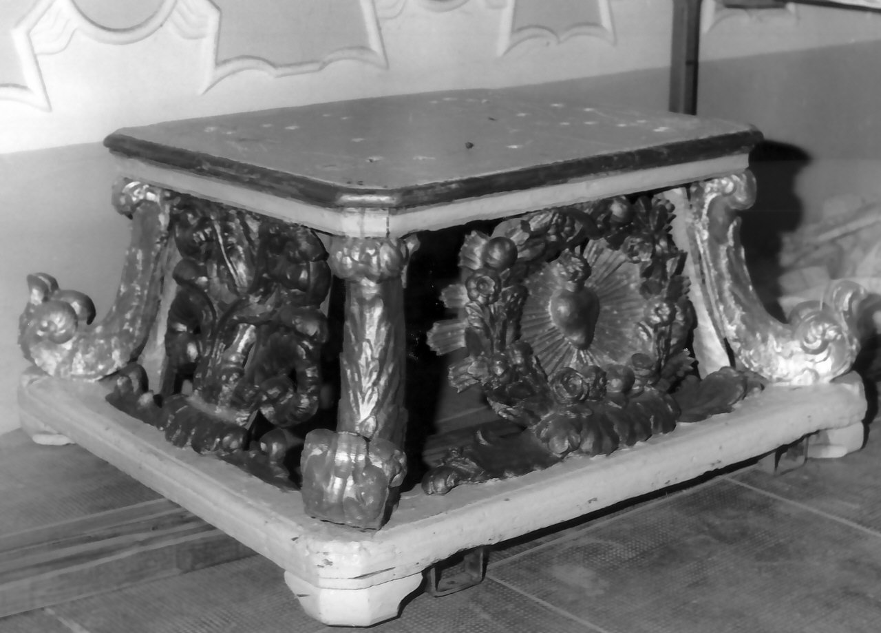 portantina - bottega Italia meridionale (fine/inizio secc. XIX/ XX)