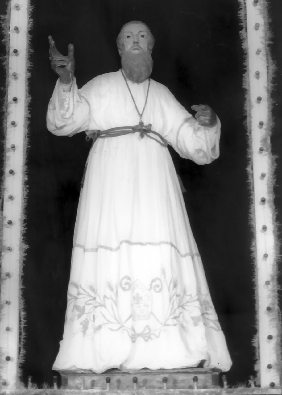 San Nicola di Bari (statua, opera isolata) - bottega Italia meridionale (sec. XIX)