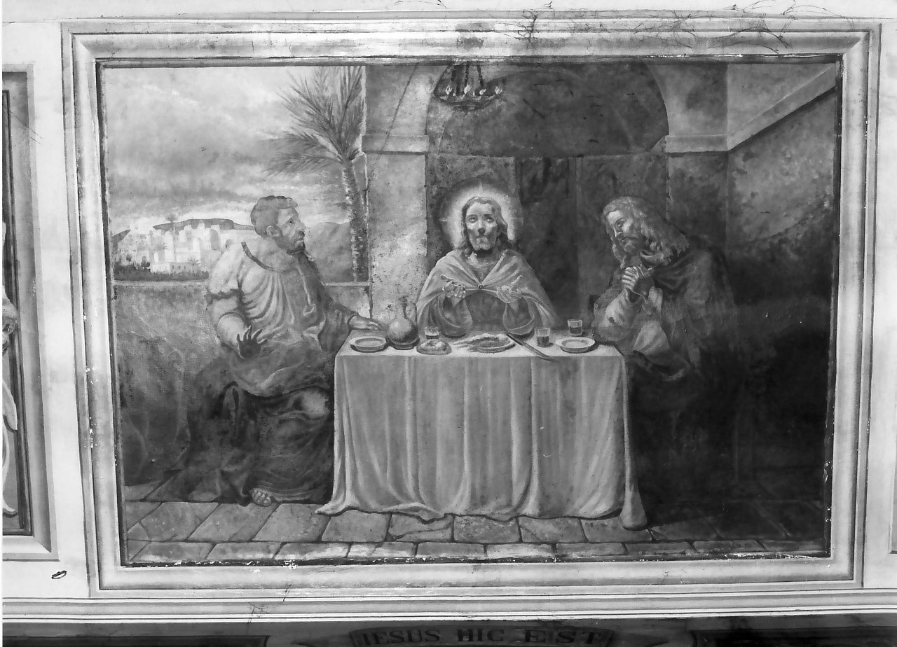 ultima cena (dipinto, opera isolata) - bottega calabrese (prima metà sec. XX)