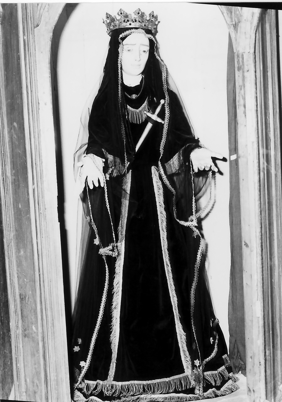 Madonna Addolorata (manichino) - bottega calabrese (sec. XIX)