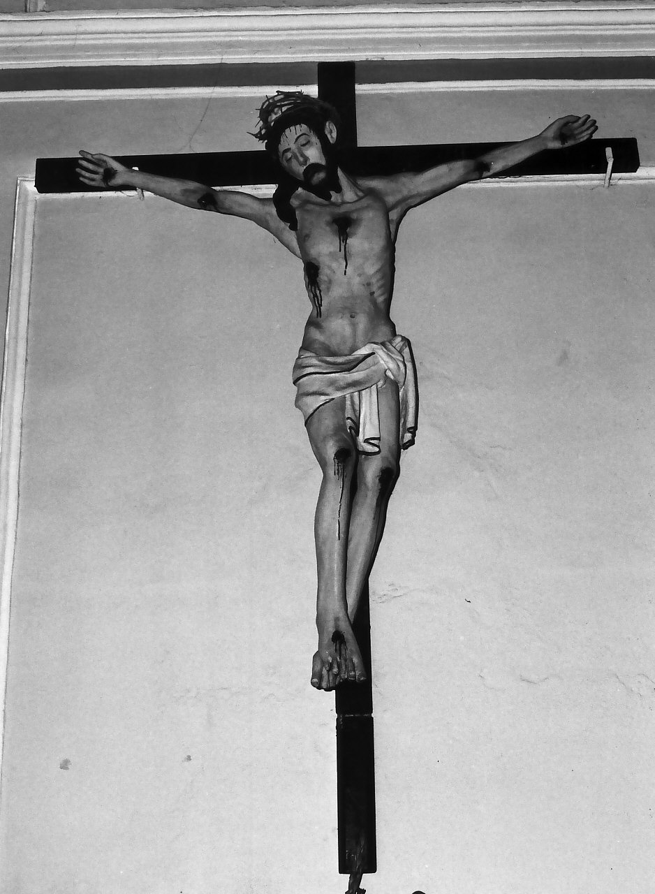 crocifisso - bottega Italia meridionale (sec. XIX)