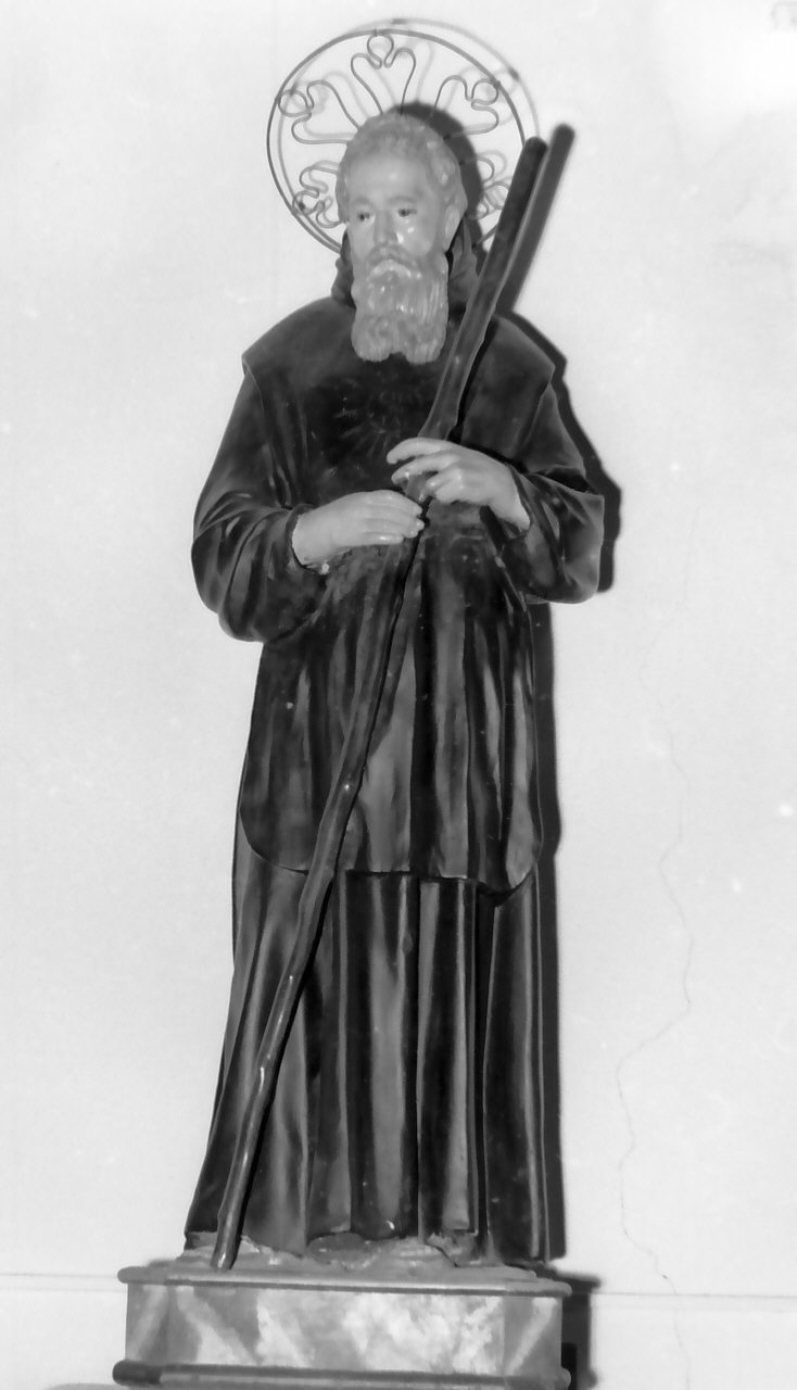 San Francesco di Paola (statua, opera isolata) - bottega Italia meridionale (sec. XIX)