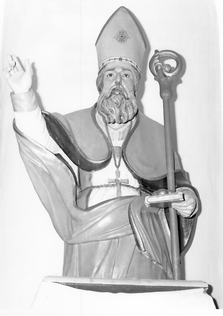 San Nicola di Bari (busto, opera isolata) - bottega Italia meridionale (fine/inizio secc. XVIII/ XIX)