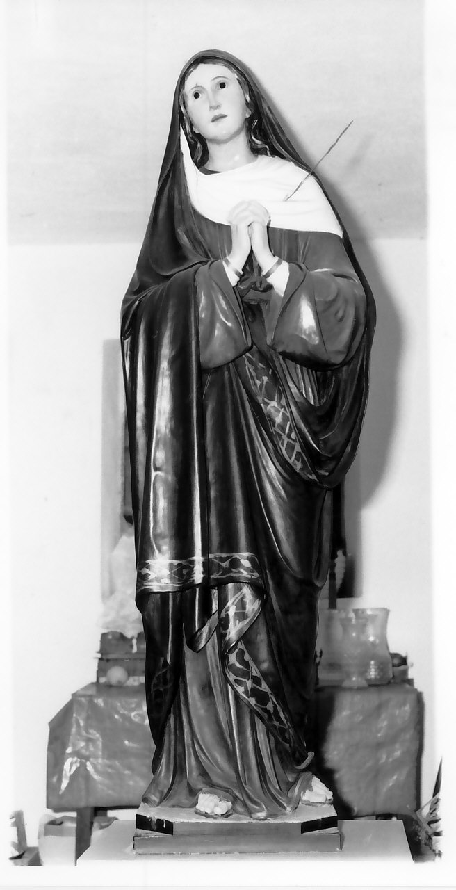 Madonna Addolorata (statua, opera isolata) - bottega Italia meridionale (sec. XX)