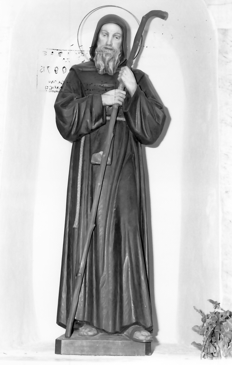 San Francesco di Paola (statua, opera isolata) - bottega Italia settentrionale (sec. XX)
