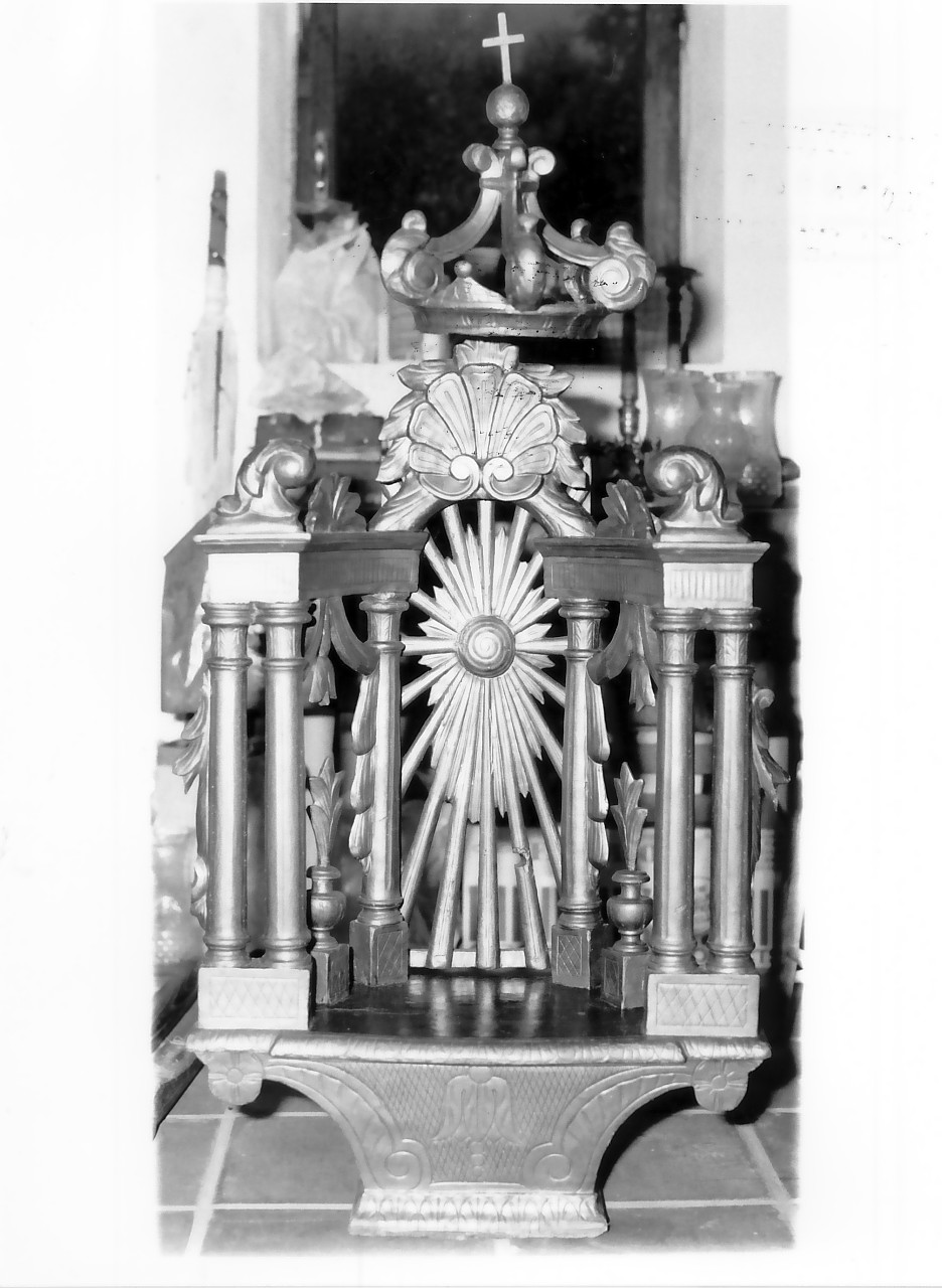 tabernacolo, opera isolata - bottega calabrese (fine/inizio secc. XIX/ XX)