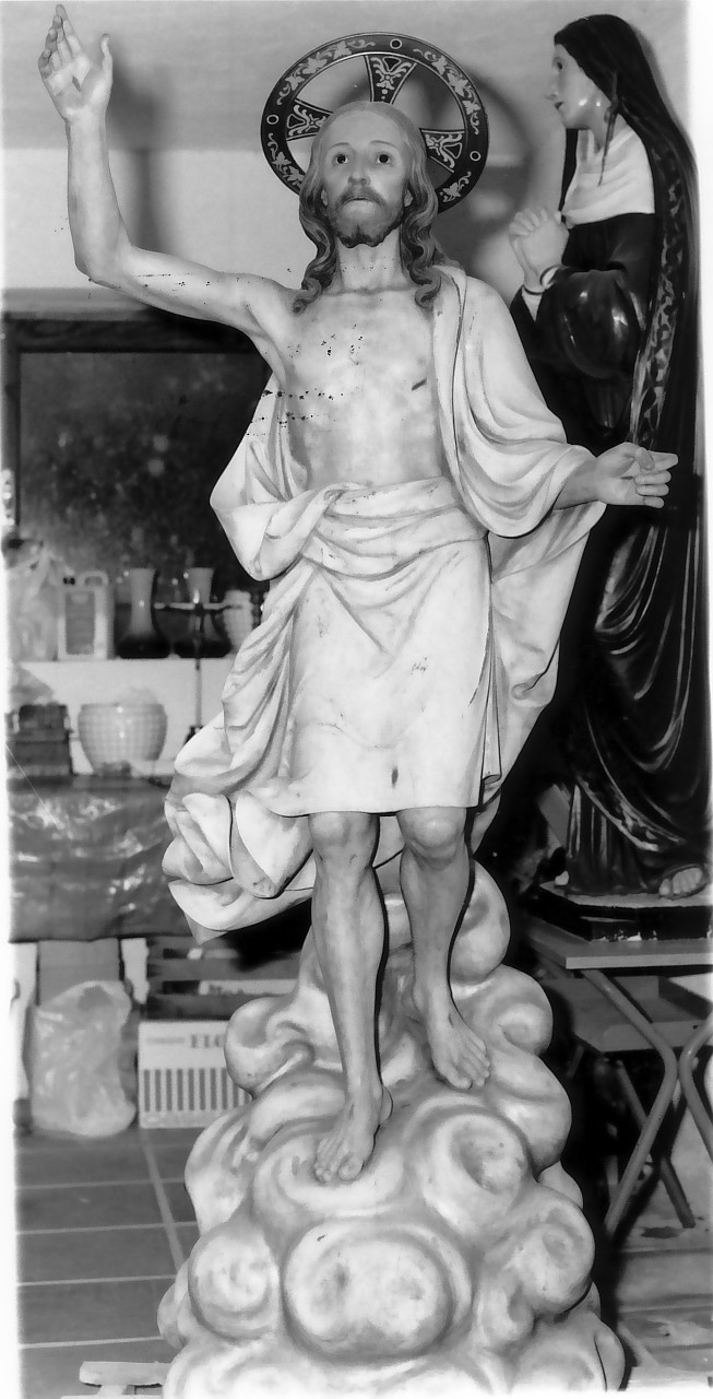 Cristo risorto (statua, opera isolata) - bottega Italia meridionale (prima metà sec. XX)