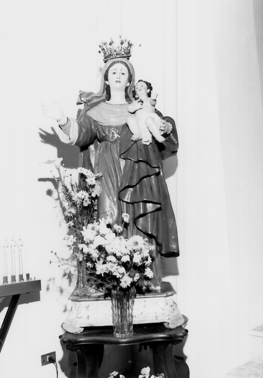 Madonna con Bambino (statua, opera isolata) - bottega calabrese (sec. XIX)