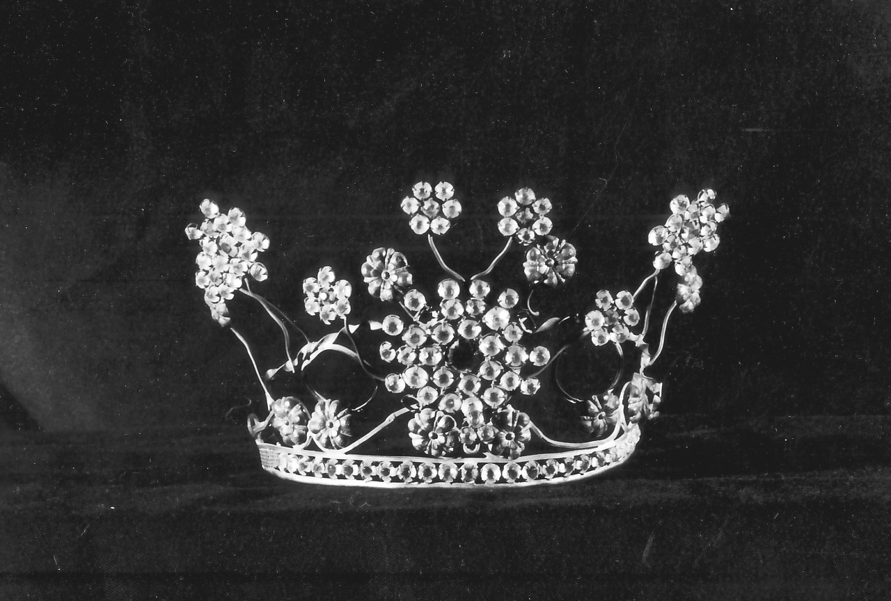 corona da statua, opera isolata - bottega Italia meridionale (sec. XIX)