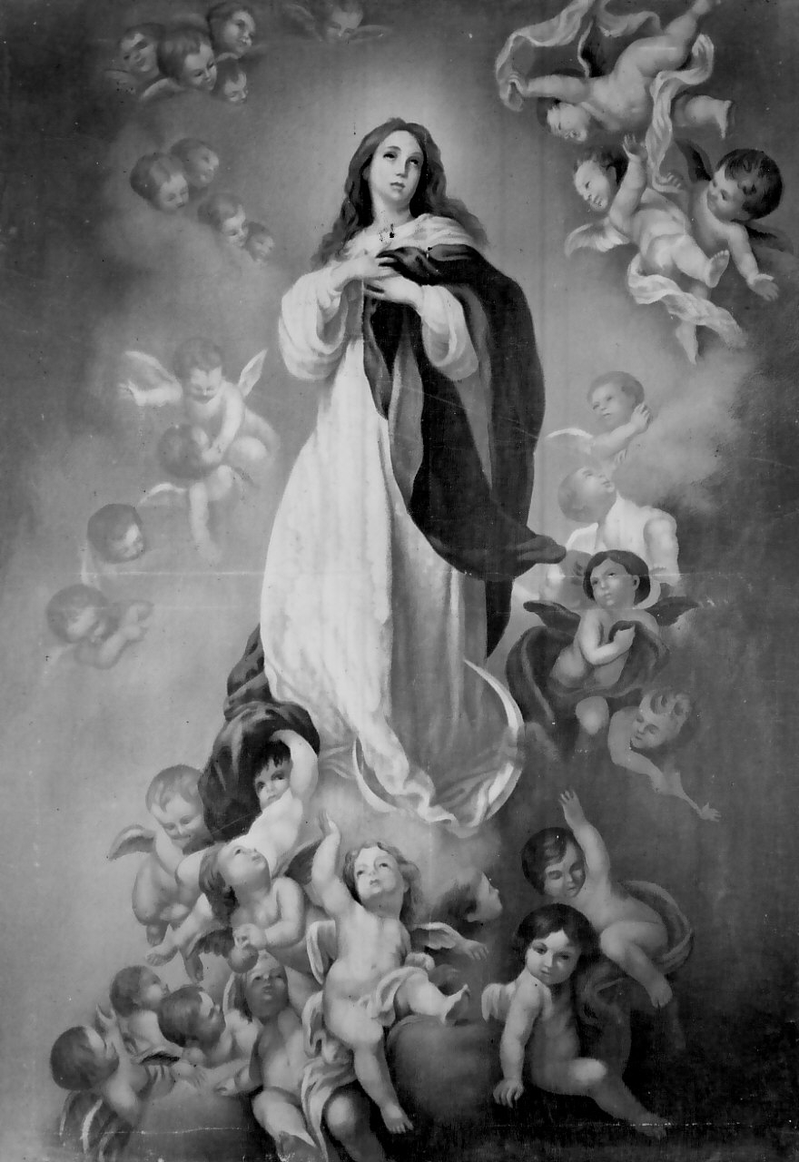 Immacolata Concezione (dipinto, opera isolata) - ambito Italia meridionale (fine sec. XIX)