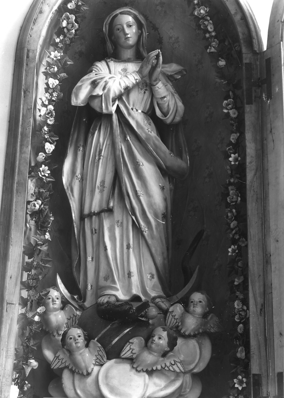 Immacolata Concezione (statua, opera isolata) - bottega Italia meridionale (fine sec. XIX)