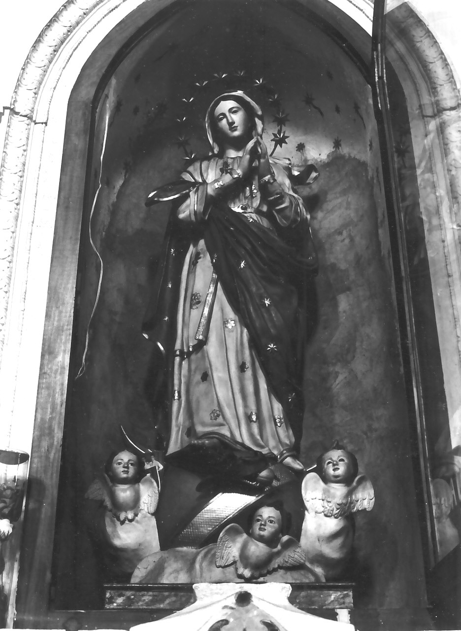 Immacolata Concezione (statua, opera isolata) - bottega Italia meridionale (sec. XIX)