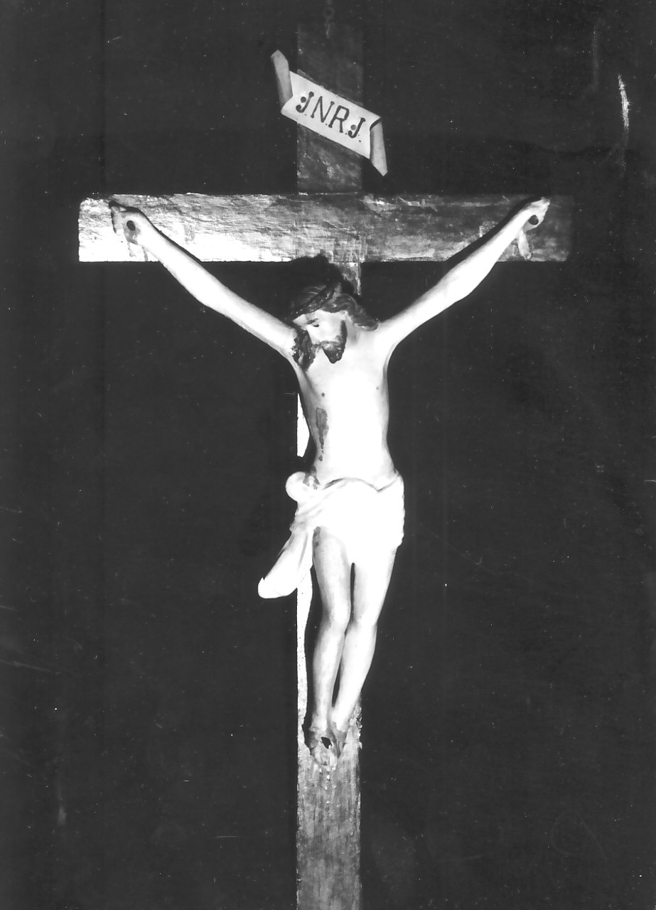 crocifisso, opera isolata - bottega Italia meridionale (sec. XIX)