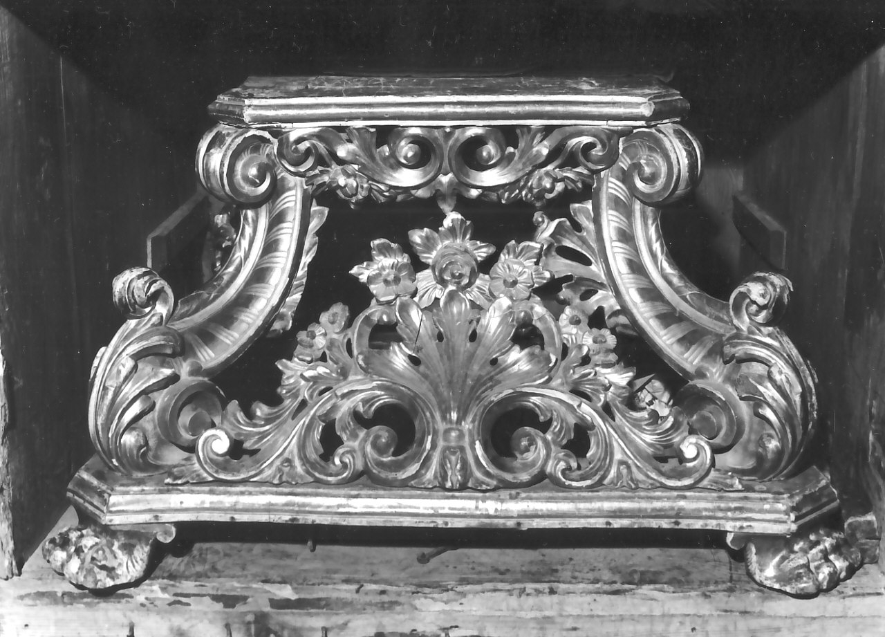 base processionale, opera isolata - bottega Italia meridionale (sec. XIX)