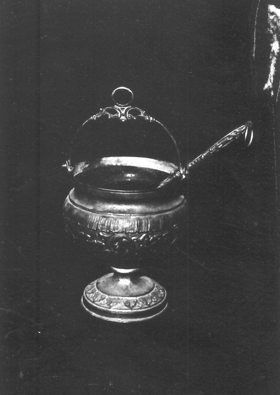 secchiello per l'acqua benedetta, serie - bottega calabrese (fine sec. XIX)