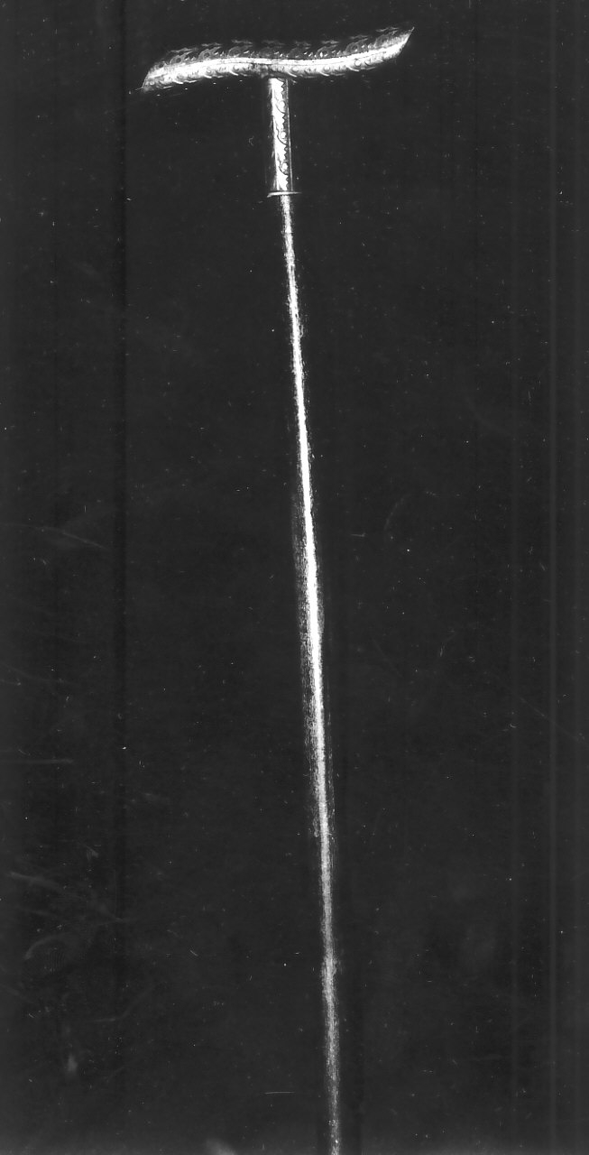 mazza processionale, opera isolata - bottega Italia meridionale (sec. XIX)