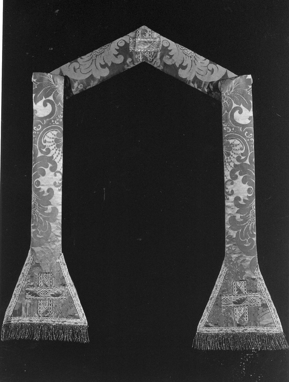 stola, opera isolata - manifattura calabrese (sec. XIX)