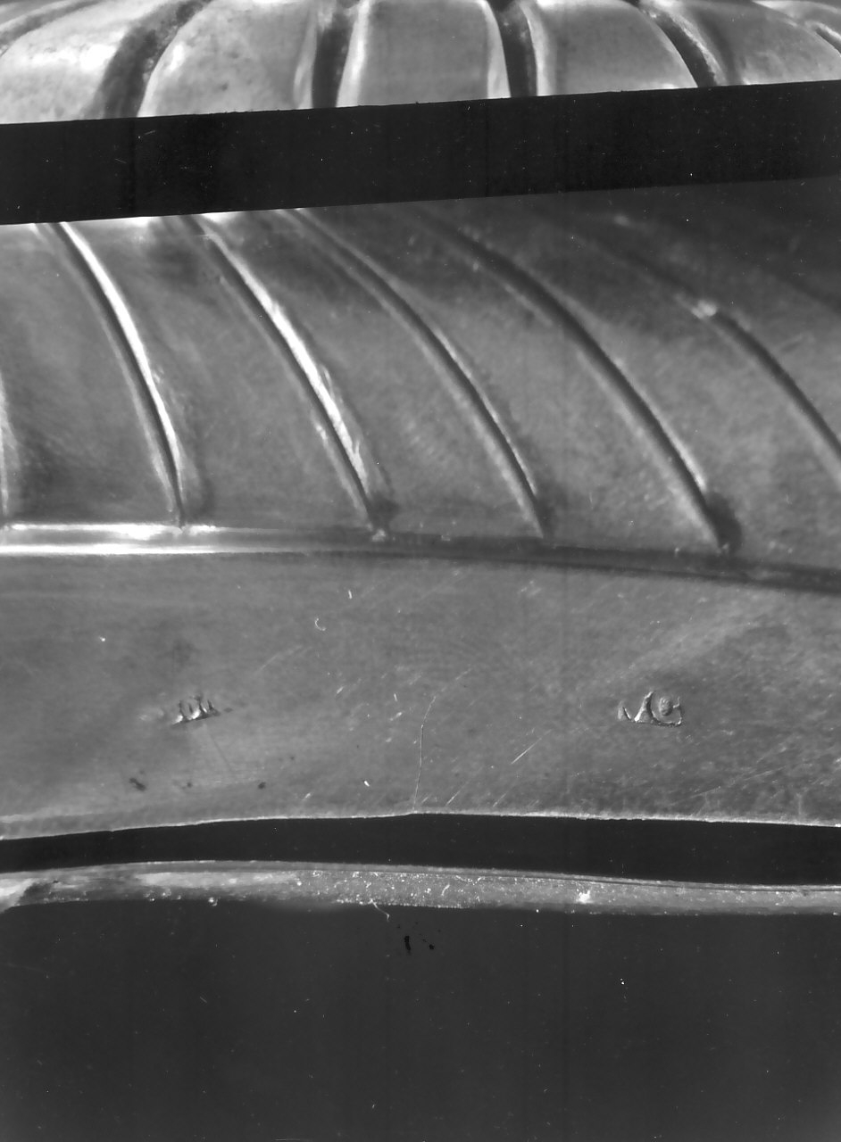 navicella portaincenso, opera isolata - bottega Italia meridionale (seconda metà sec. XIX)