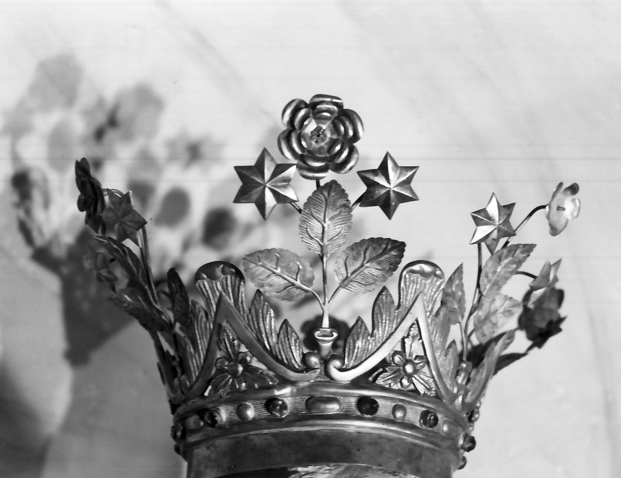 corona da statua, opera isolata - bottega Italia meridionale (sec. XIX, sec. XIX)