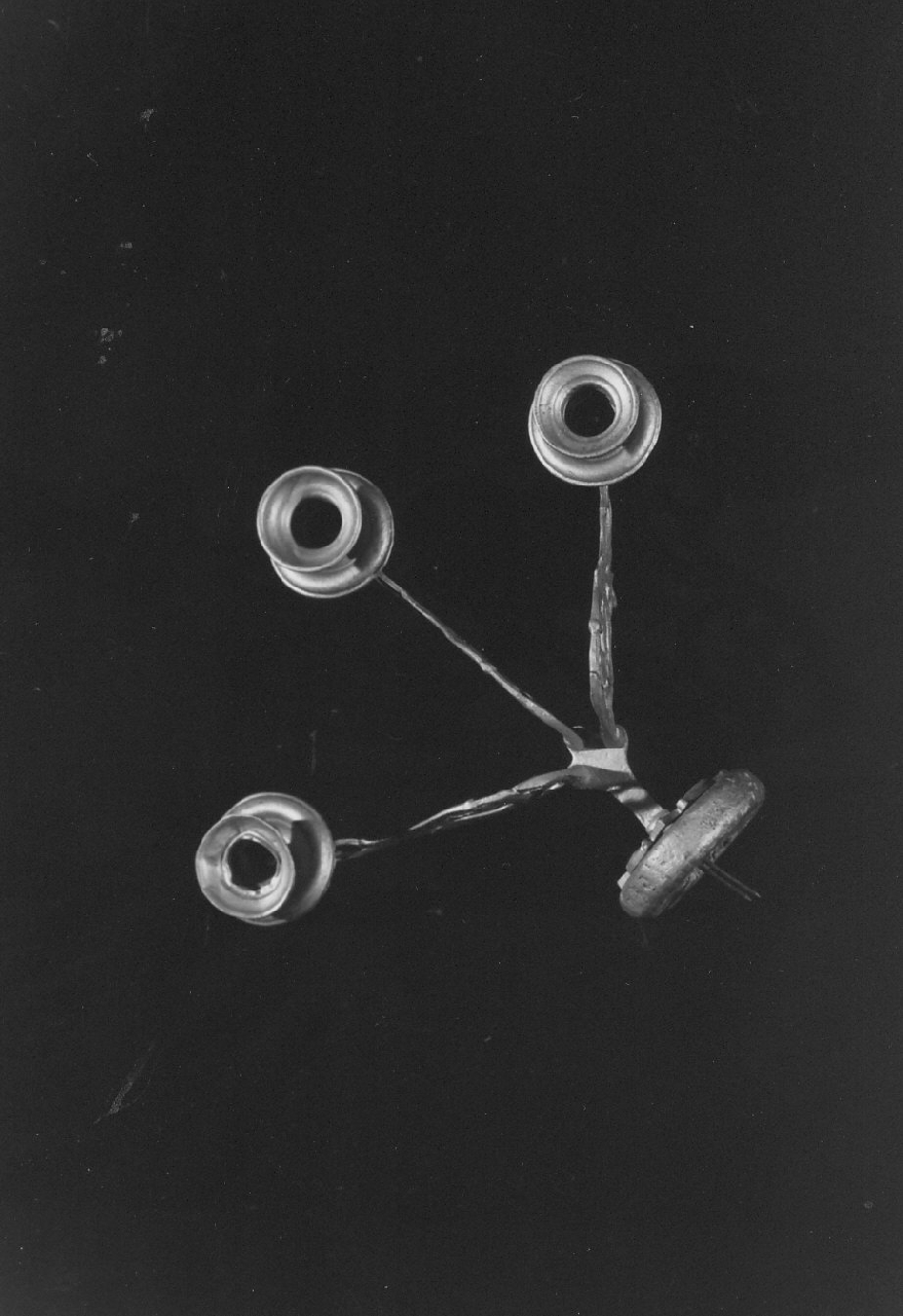 candeliere da parete, serie - bottega Italia meridionale (fine sec. XIX)