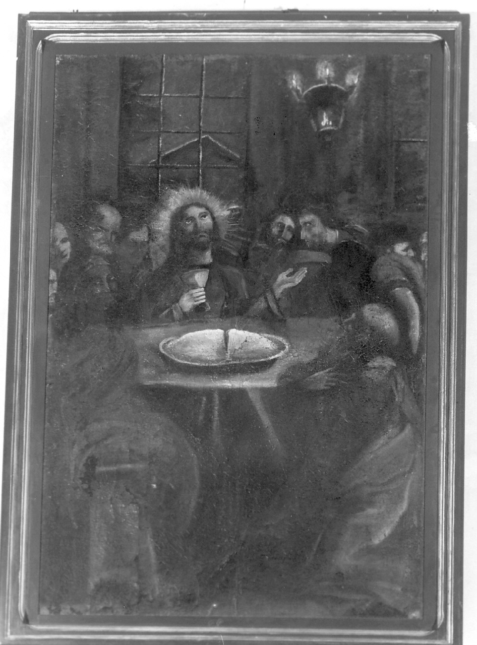 ultima cena (dipinto, opera isolata) - ambito calabrese (inizio sec. XIX)