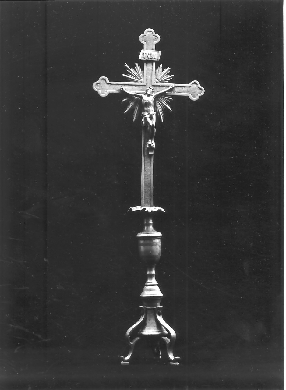 croce d'altare, opera isolata - bottega Italia meridionale (inizio sec. XX)