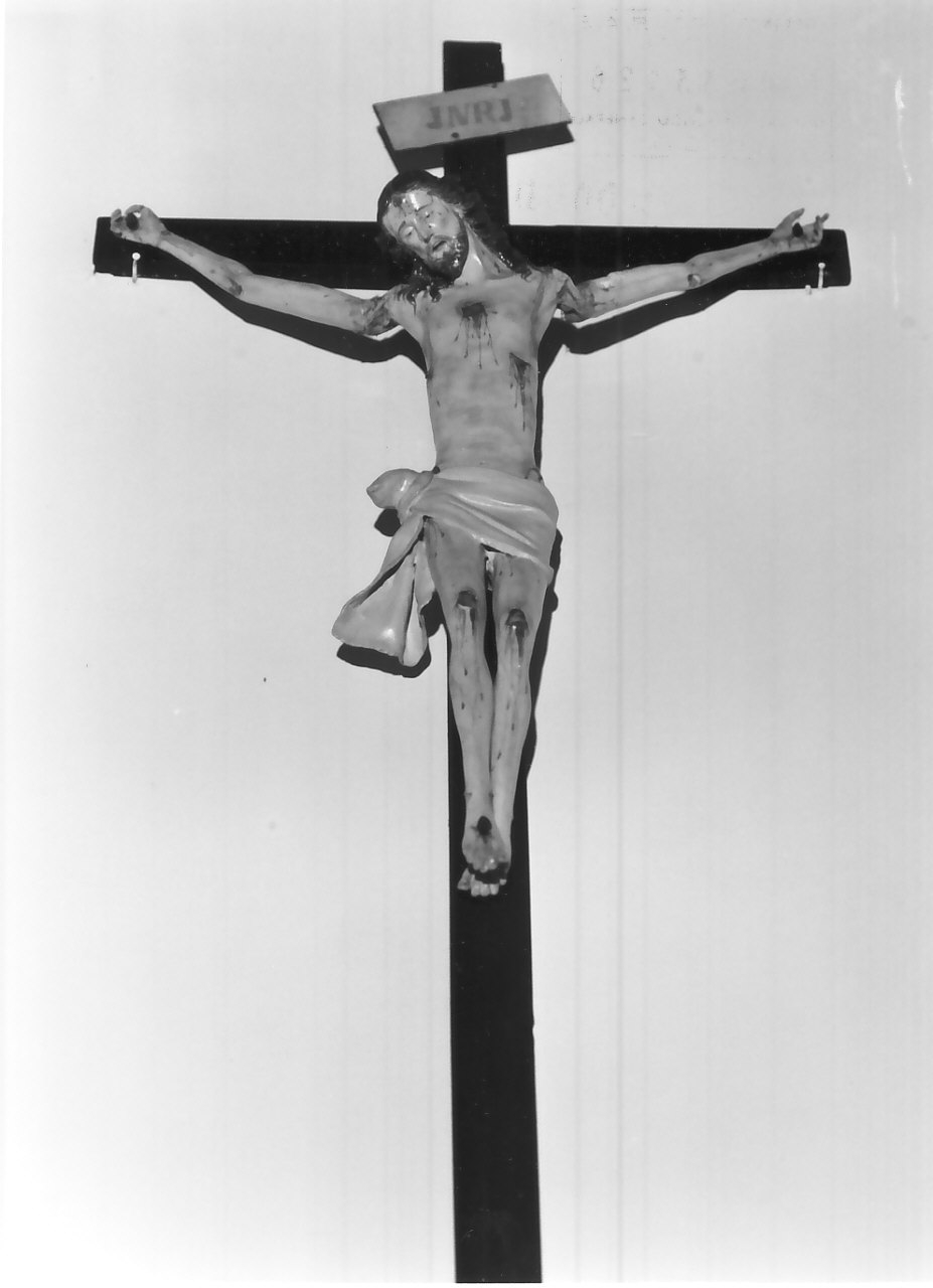 crocifisso, opera isolata - bottega Italia meridionale (fine sec. XIX)