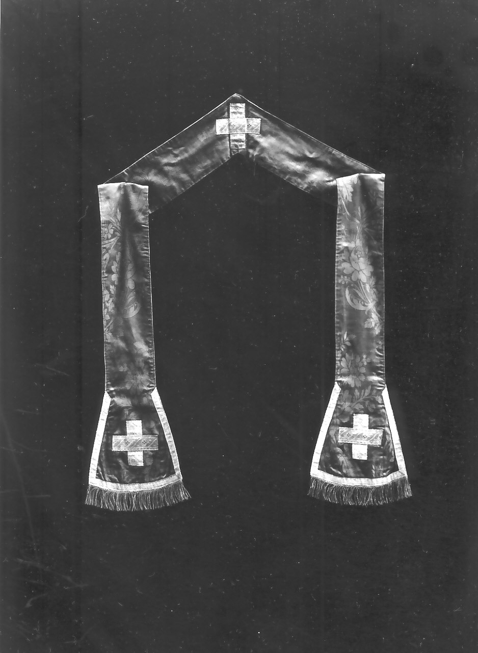 stola, opera isolata - manifattura calabrese (sec. XIX)