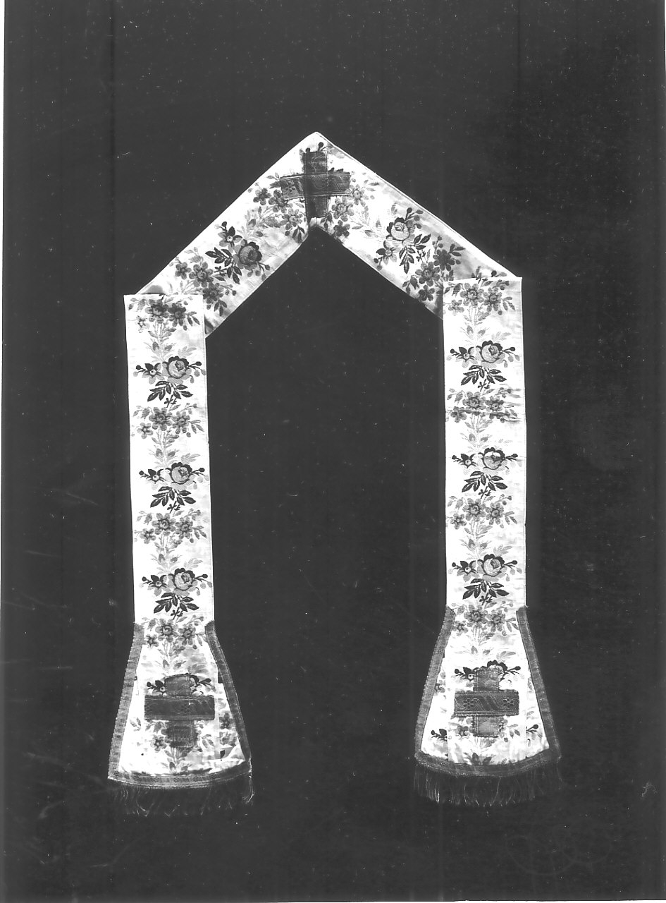 stola, opera isolata - manifattura calabrese (sec. XIX)