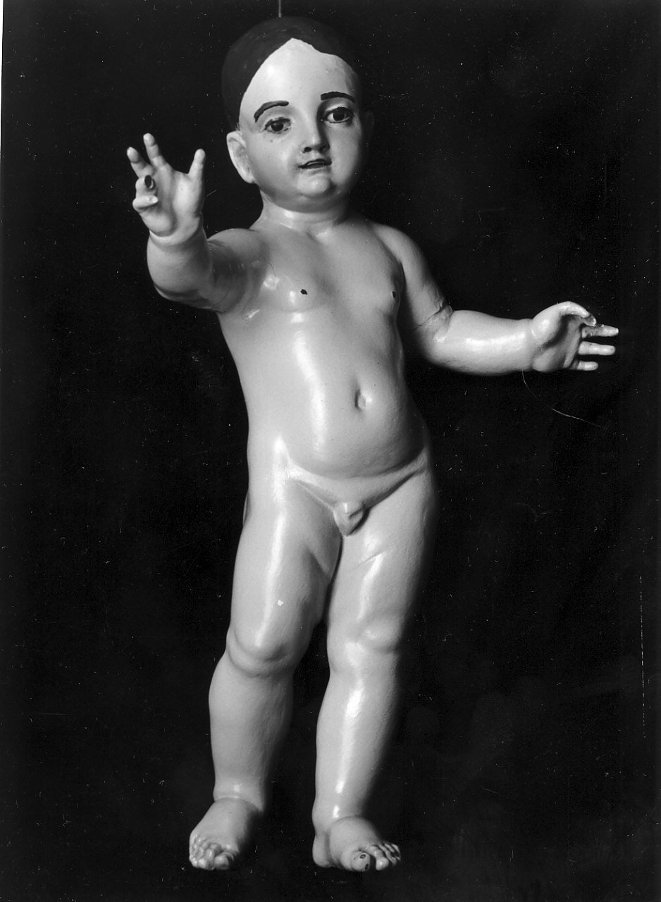 Madonna del Rosario (statua, opera isolata) - bottega Italia meridionale (sec. XIX)