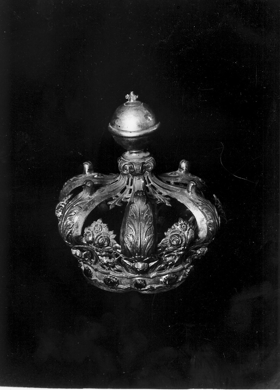 corona da statua, opera isolata - bottega Italia meridionale (sec. XX)