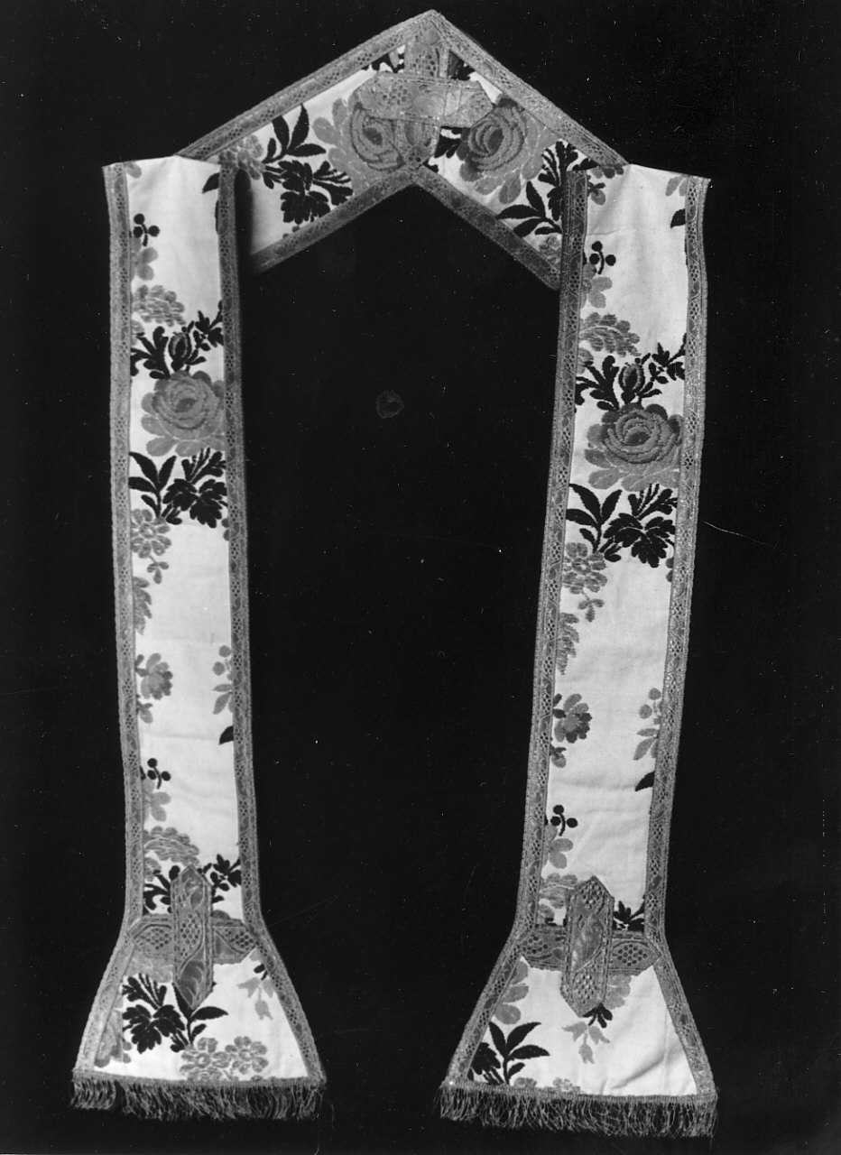 stola, opera isolata - manifattura calabrese (fine sec. XIX)