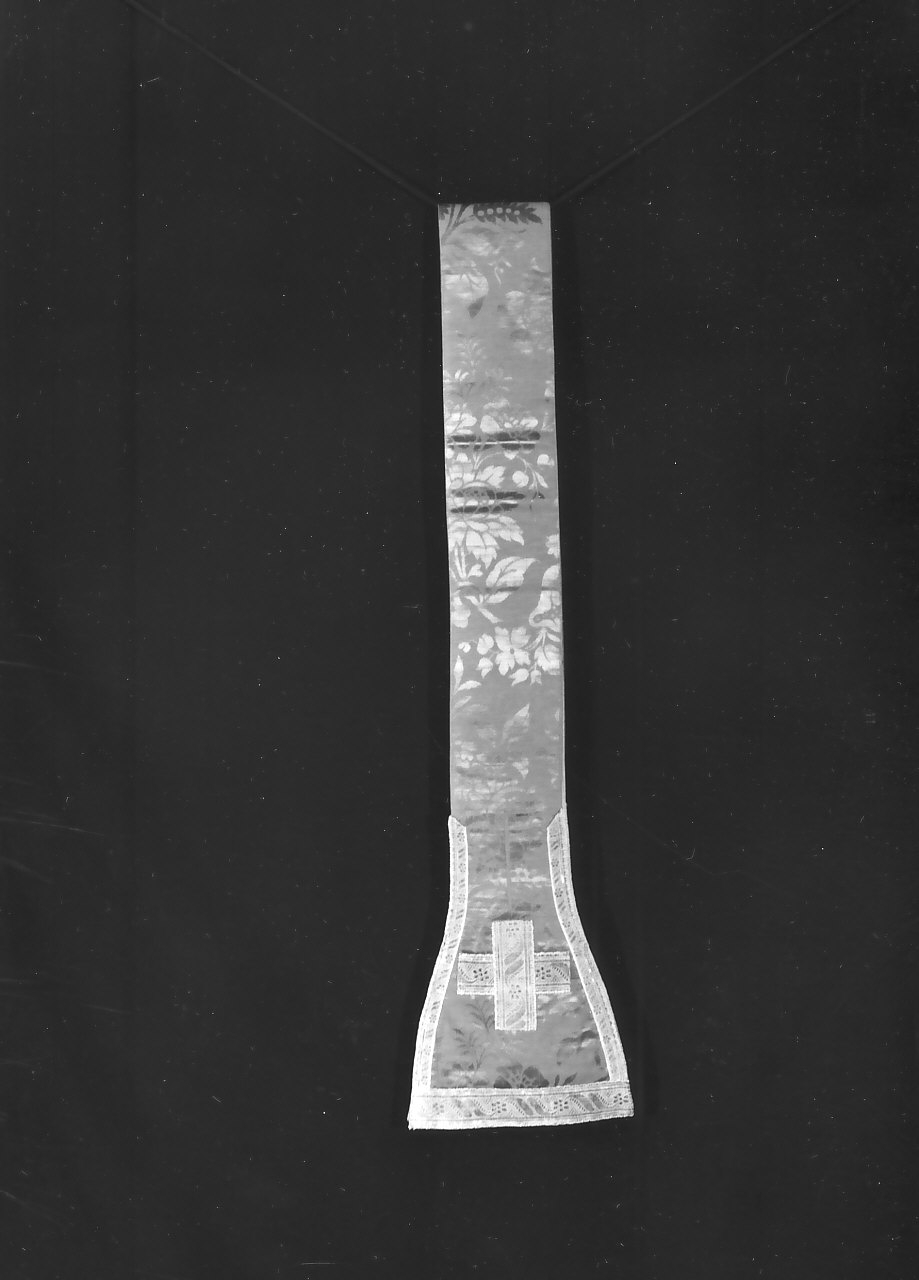 stola, opera isolata - manifattura calabrese (sec. XIX)
