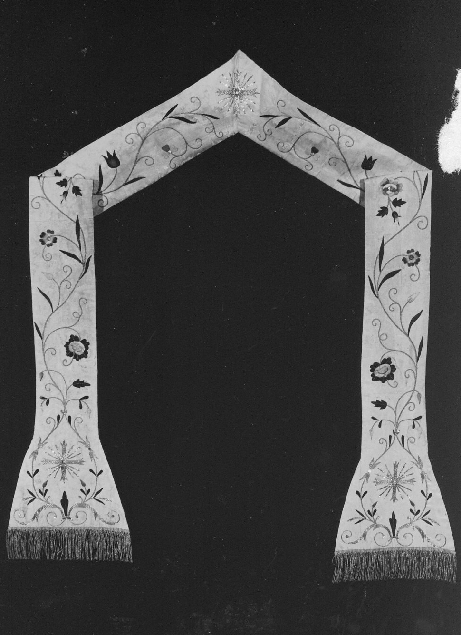 stola, opera isolata - manifattura calabrese (fine sec. XIX)