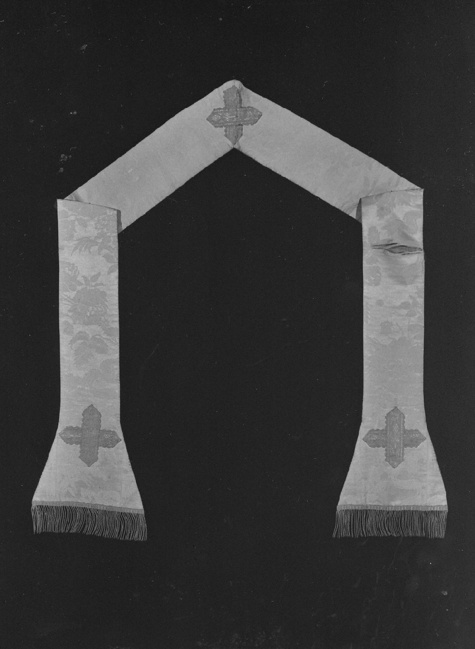 stola, opera isolata - manifattura calabrese (sec. XIX)