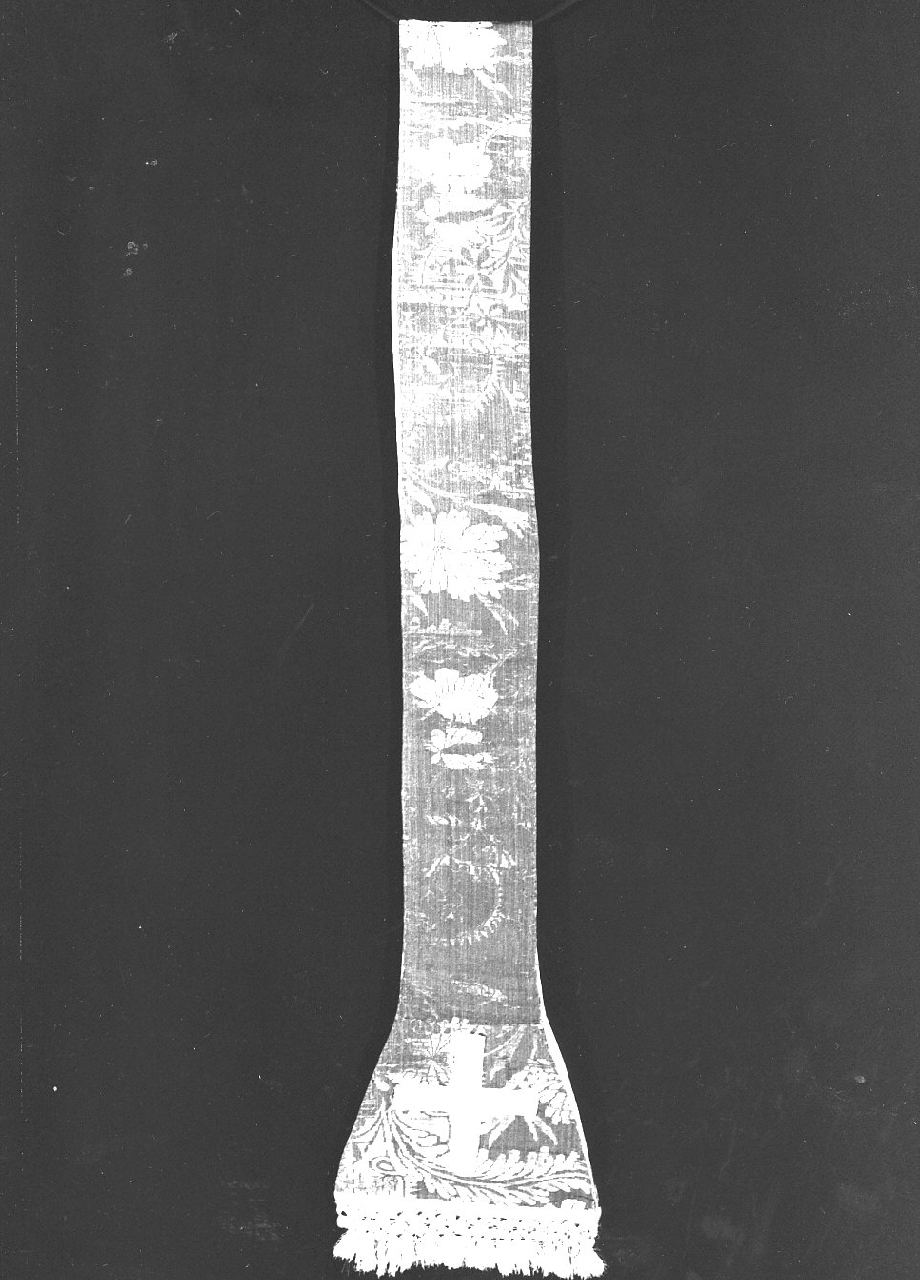 stola, opera isolata - manifattura calabrese (sec. XIX)