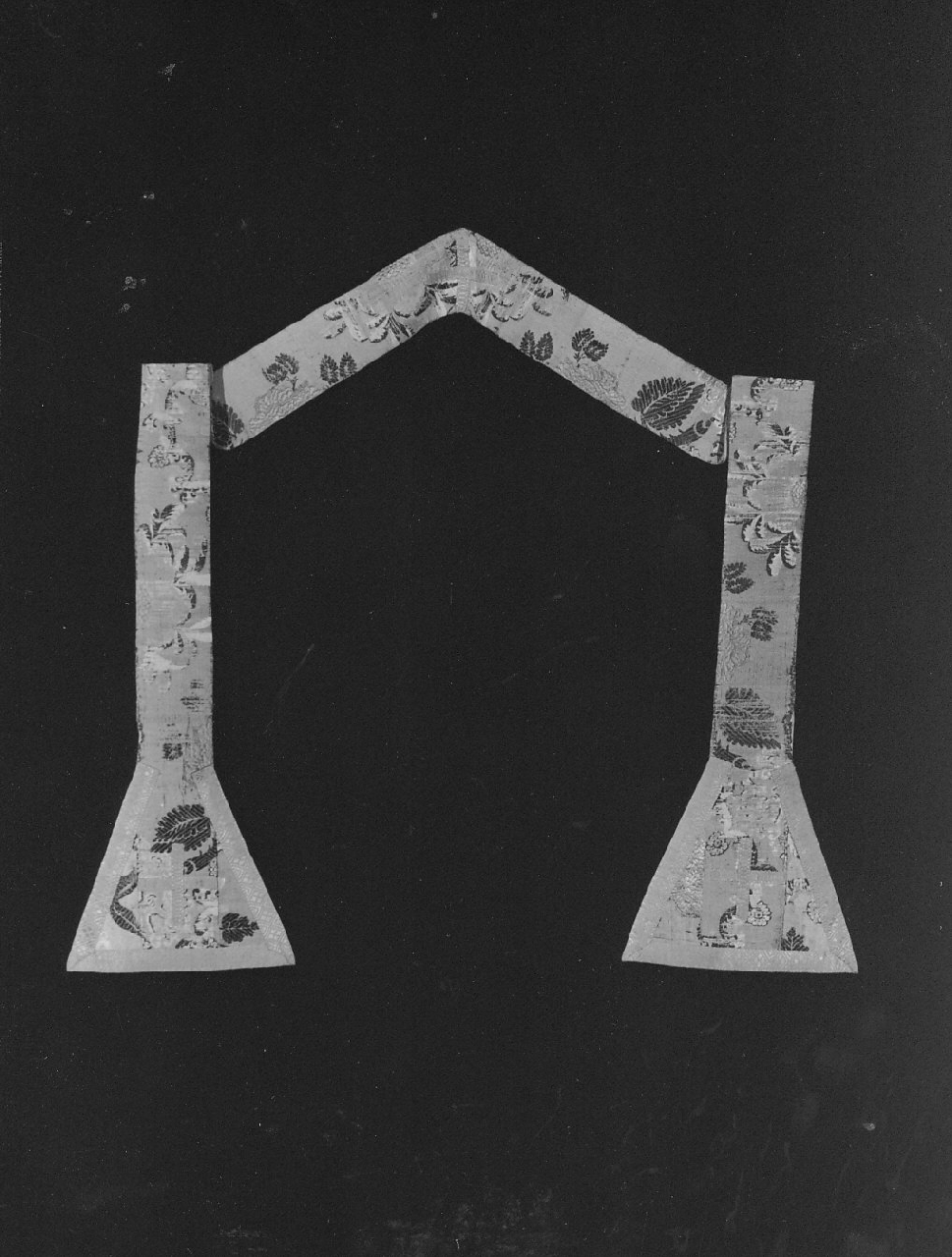 stola, opera isolata - manifattura calabrese (sec. XIX)